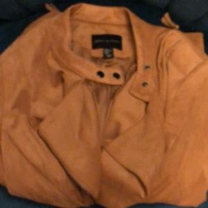 Ultra suede motor jacket